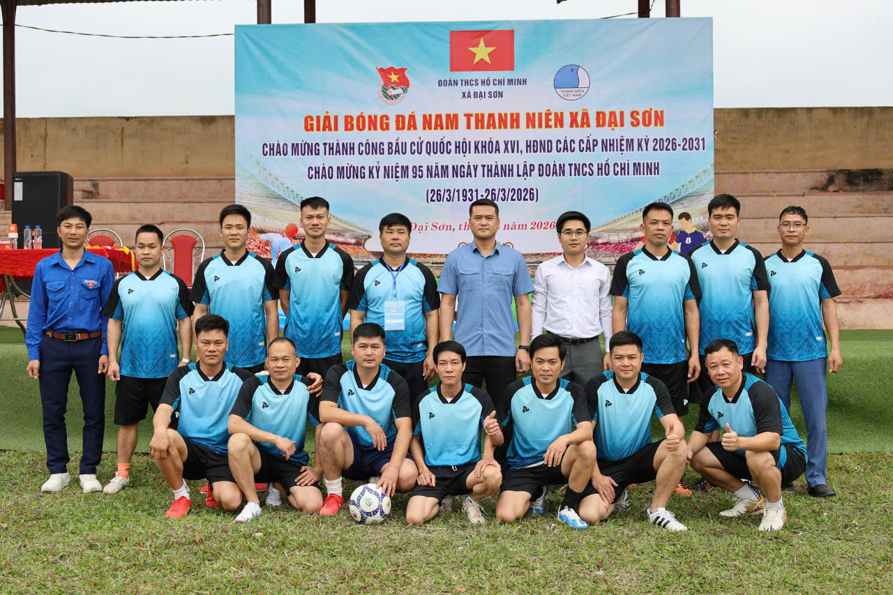 Khai mạc giải bóng đá nam thanh niên xã Đại Sơn